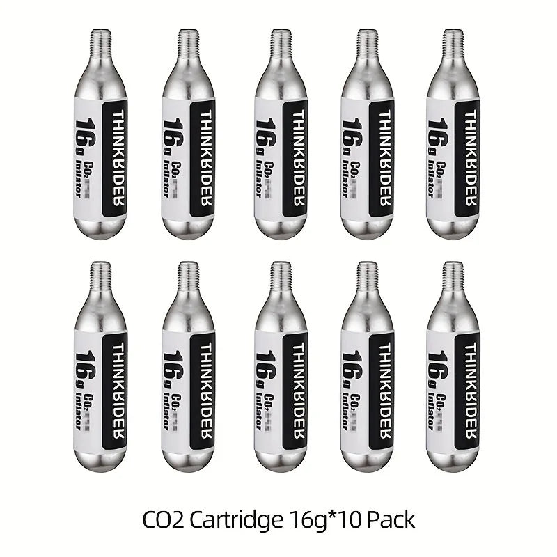 16g Threaded CO2 Cartridges for Bike Tires | CO2 Inflator Compatible | Strive Rise Fit