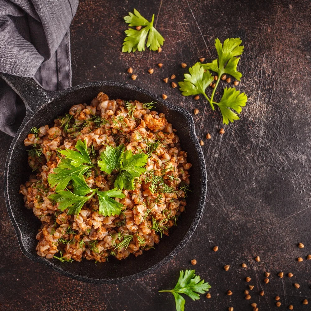 Cast Iron Skillet Set of 3 - Pre-Seasoned Cookware | StriveRiseFit.com