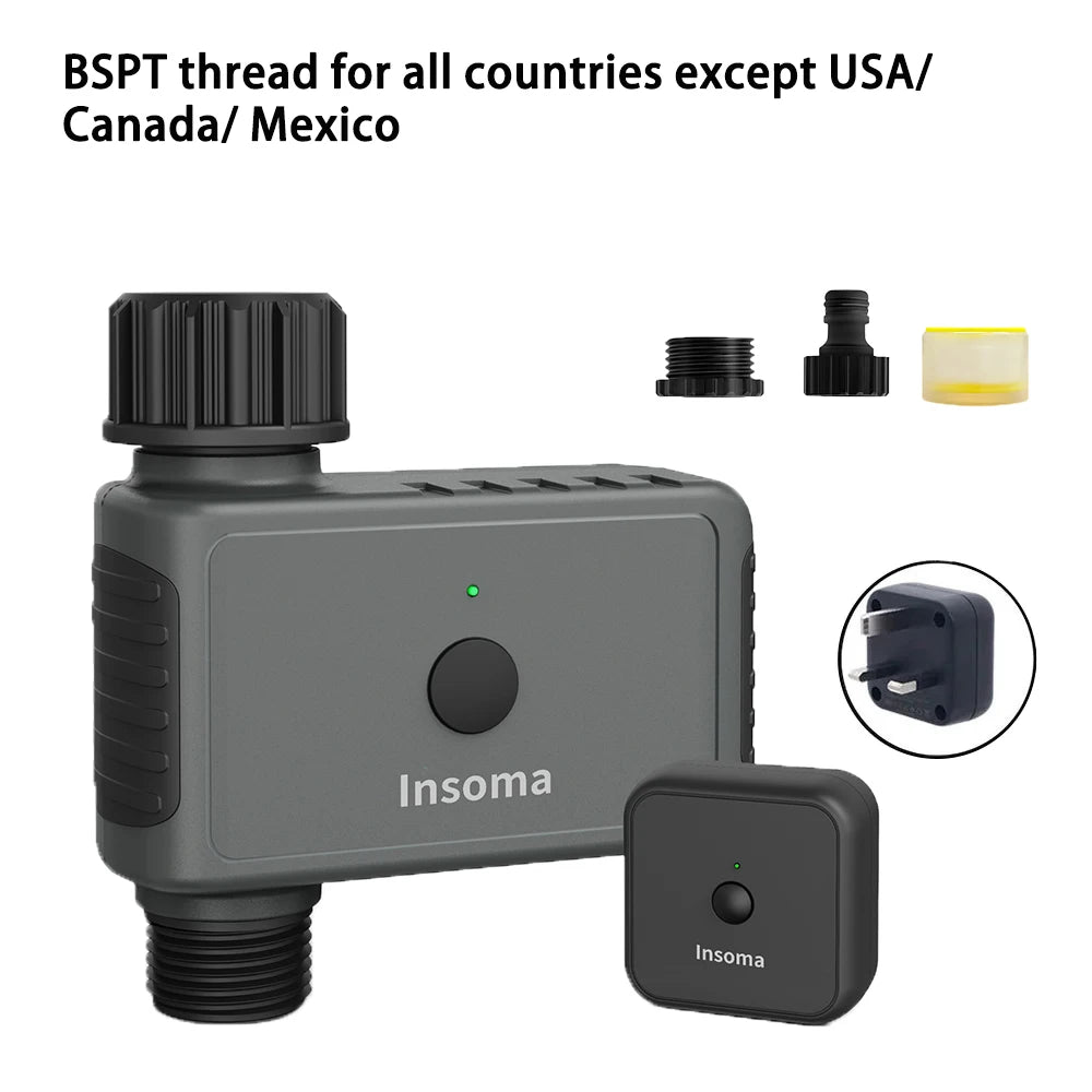 Smart WiFi Garden Water Timer | App-Controlled Irrigation | Alexa Compatible | NPT & BSPT Versions