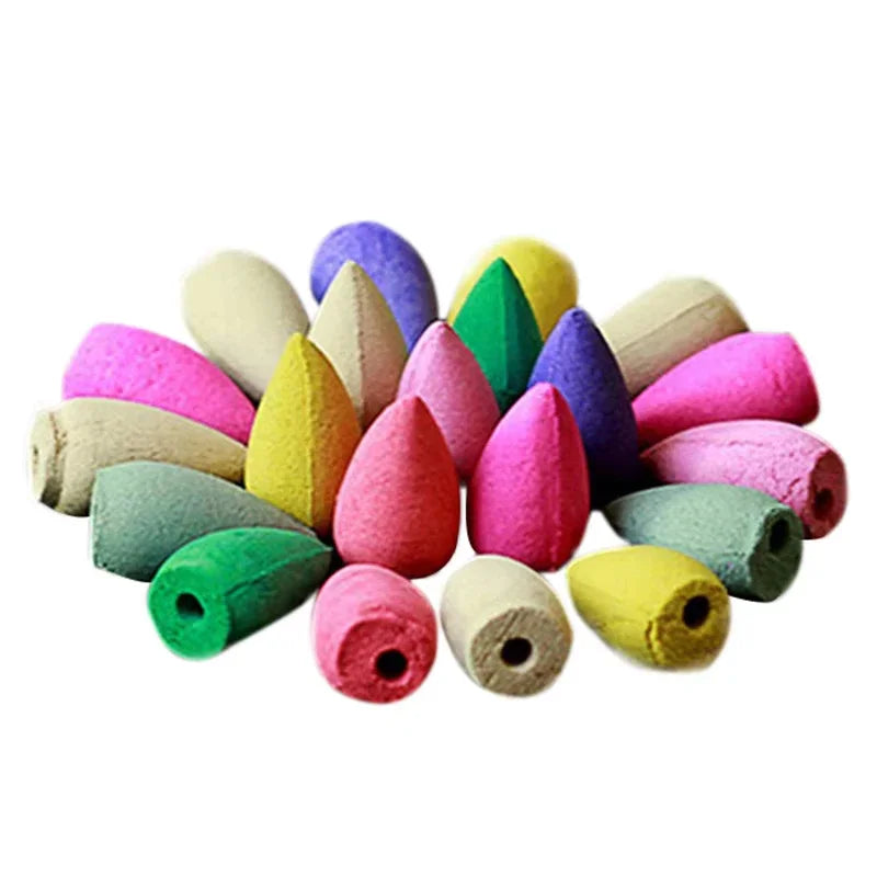 Backflow Incense Cones Mixed Natural Scents for Waterfall Burners | StriveRiseFit