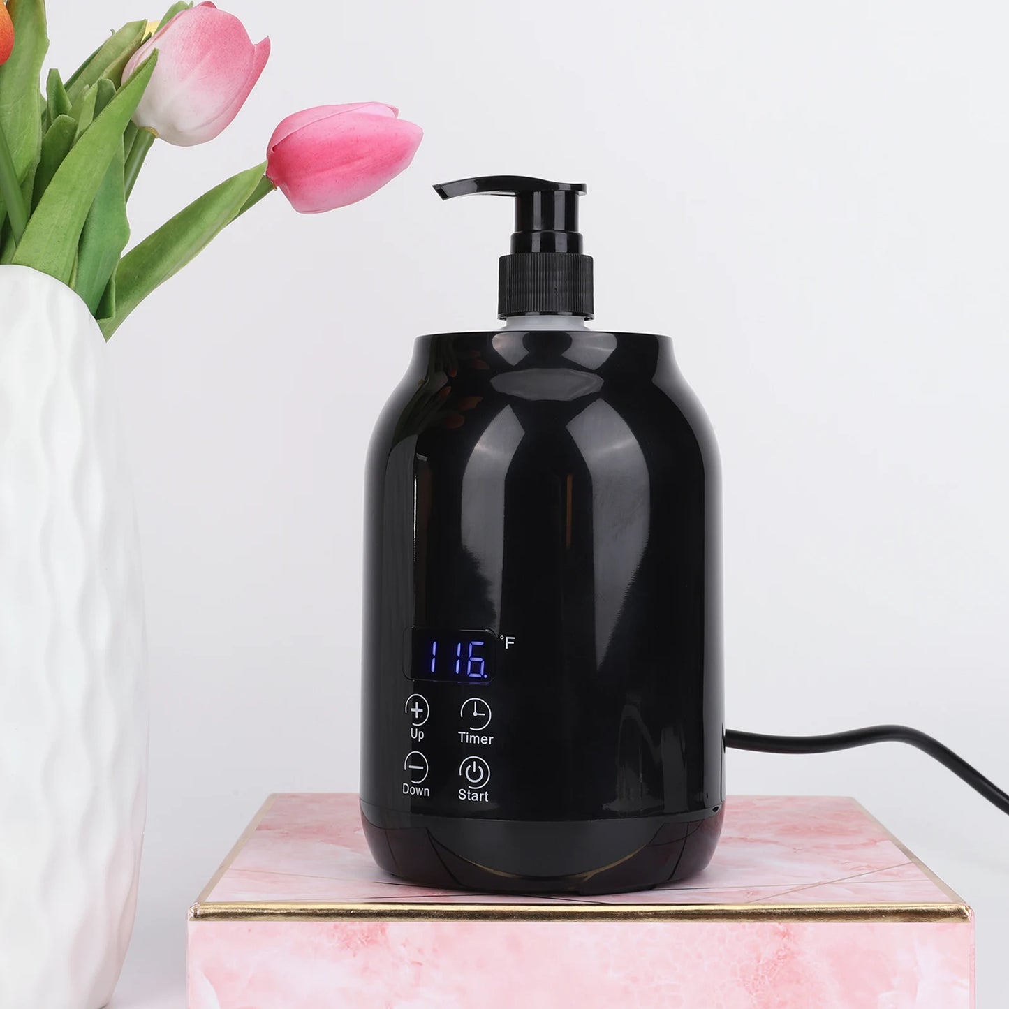 Massage Oil Warmer - Fast Heat Timer for Spa & Salon Use