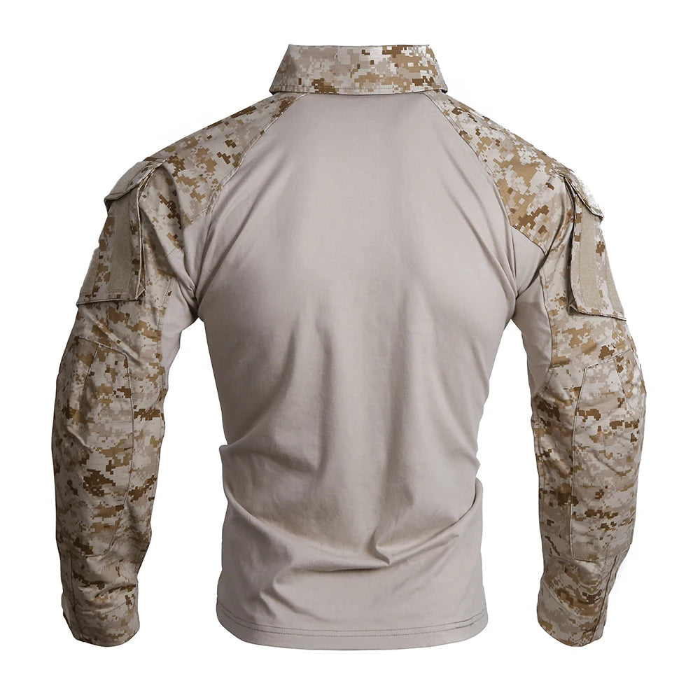 Emersongear Tactical G3 Combat Shirts Mens Gen3 Tops Camoflage T-Shirt Long Sleeve Hunting Airsoft Training Outdoor Hiking and More