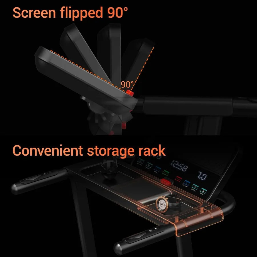 Folding Treadmill for Home - 15% Incline, 3.0HP Quiet Motor | StriveRiseFit.com