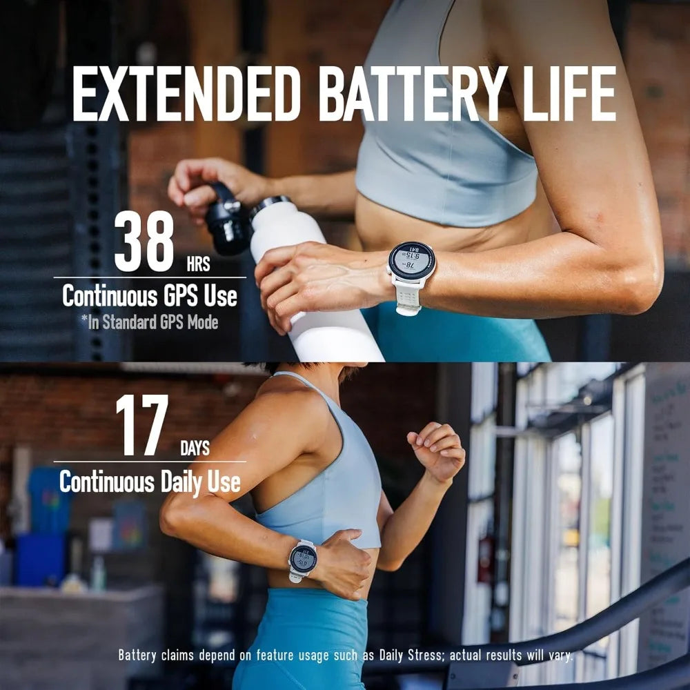 Sport Watch GPS, Lightweight and Comfort, 17 Days Battery Life, Dual-Frequency GPS, Heart Rate,