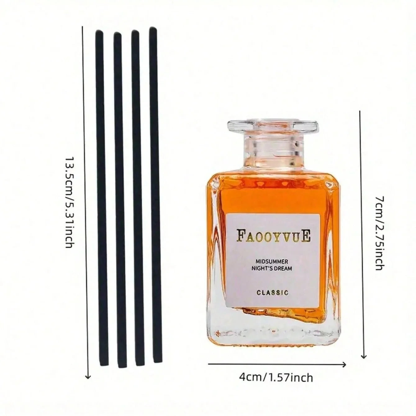 50ml Flameless Reed Diffuser Aromatherapy Fragrance Oil Air Freshener | StriveRiseFit