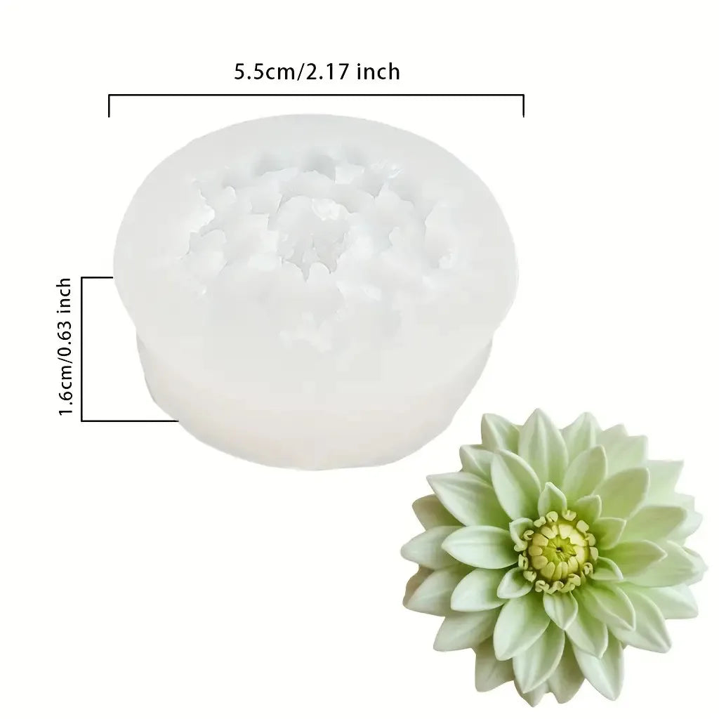 3D Rose Silicone Mold for Candles, Soap, Resin & Clay | StriveRiseFit