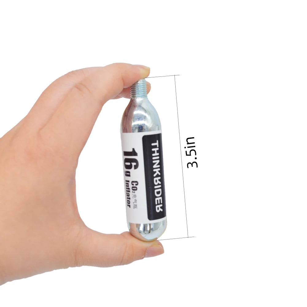 16g Threaded CO2 Cartridges for Bike Tires | CO2 Inflator Compatible | Strive Rise Fit