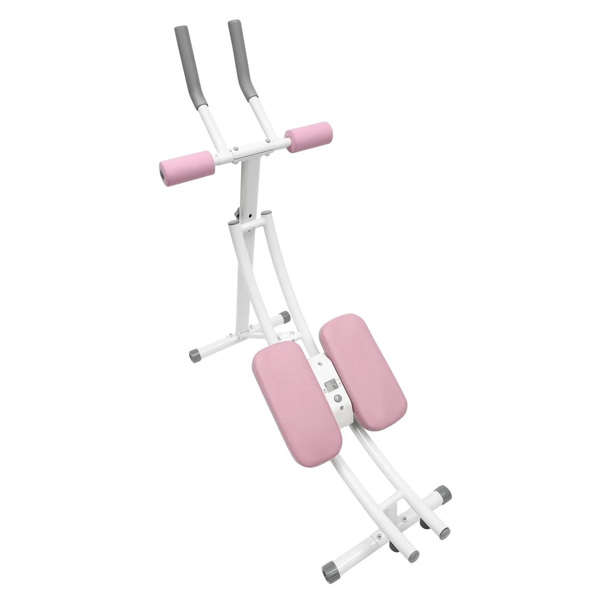 Foldable Ab Trainer Machine 3-Gear 120° Dual Track 330 lb LED Display Home Gym | StriveRiseFit