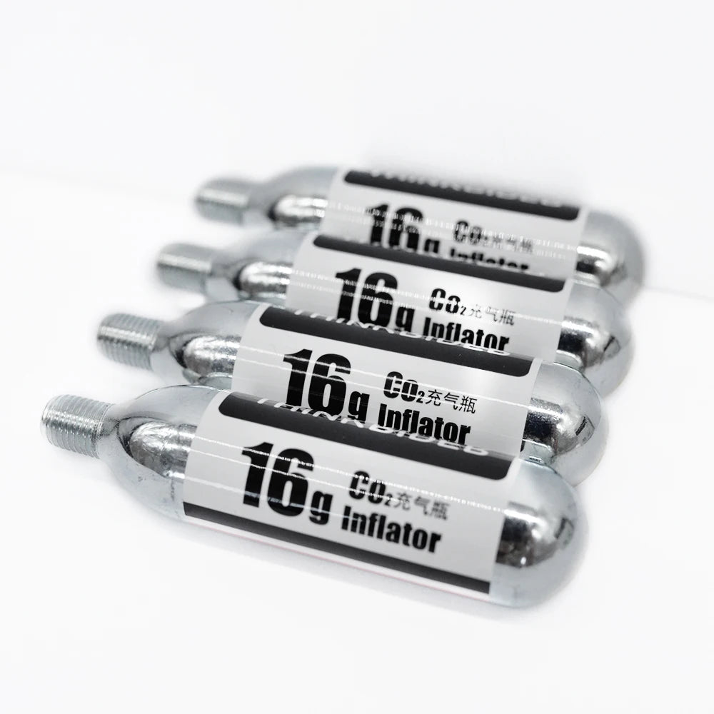 16g Threaded CO2 Cartridges for Bike Tires | CO2 Inflator Compatible | Strive Rise Fit
