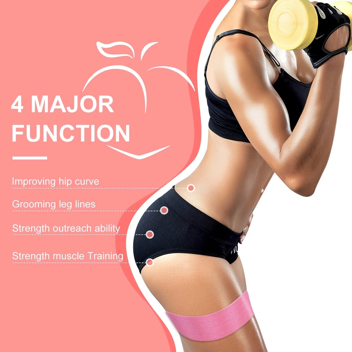 3-Piece Resistance Bands Set for Legs & Glutes Training | StriveRiseFit