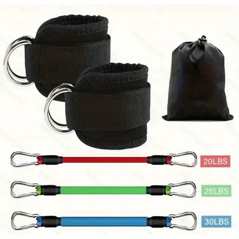 Hip Resistance Bands Set - 6pcs Booty Band Trainer with Gantry | StriveRiseFit