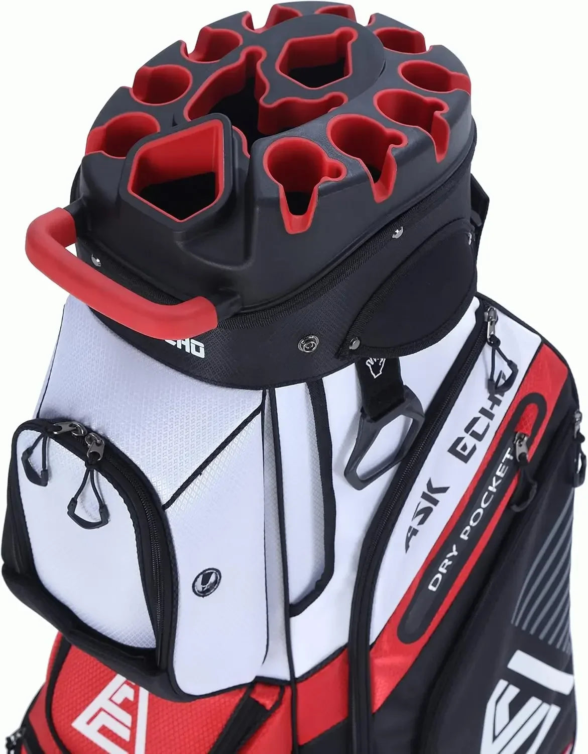 Premium 14-Way Golf Cart Bag with Rain Cover & Cooler Pocket | StriveRiseFit