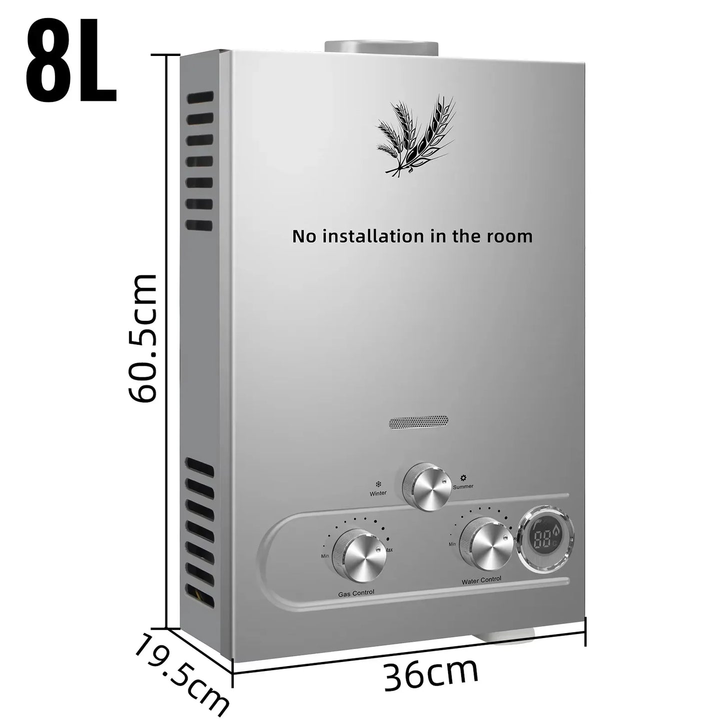 Tankless LPG Propane Water Heater 6L–18L Instant Hot Water | StriveRiseFit