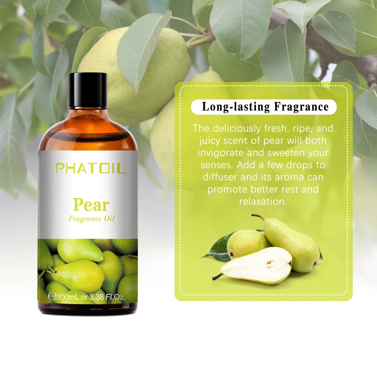 PHATOIL 100ML Fruit Fragrance Oils - Coconut, Vanilla, Apple & More | StriveRiseFit