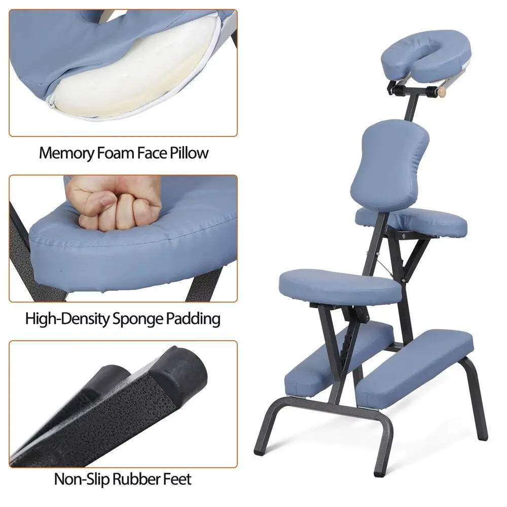 Professional Portable Massage Chair - Foldable Tattoo Chair for Salons