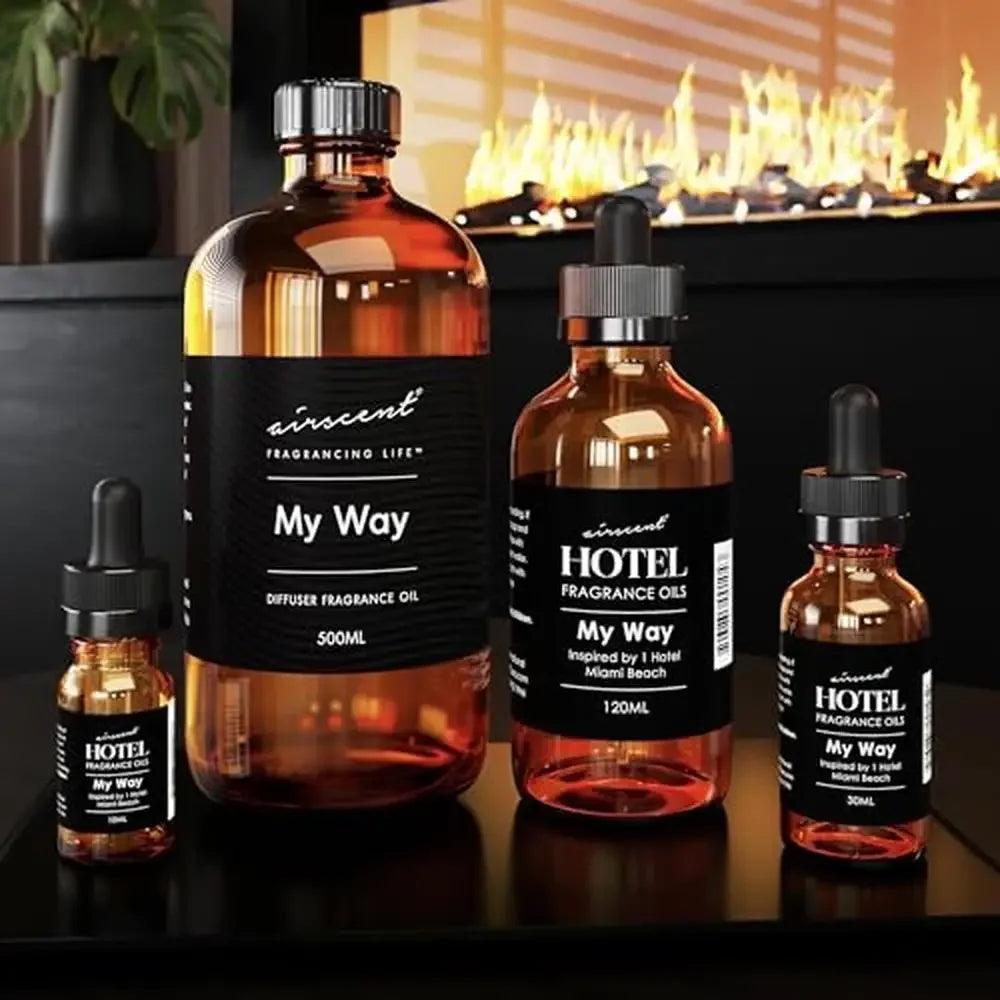 Hotel Scented Essential Oil Blend My Way Fragrance Oil 16.9 fl oz Orange Blossom Neroli Tuberose Sandalwood Jasmine Vanilla Musk Aromatherapy