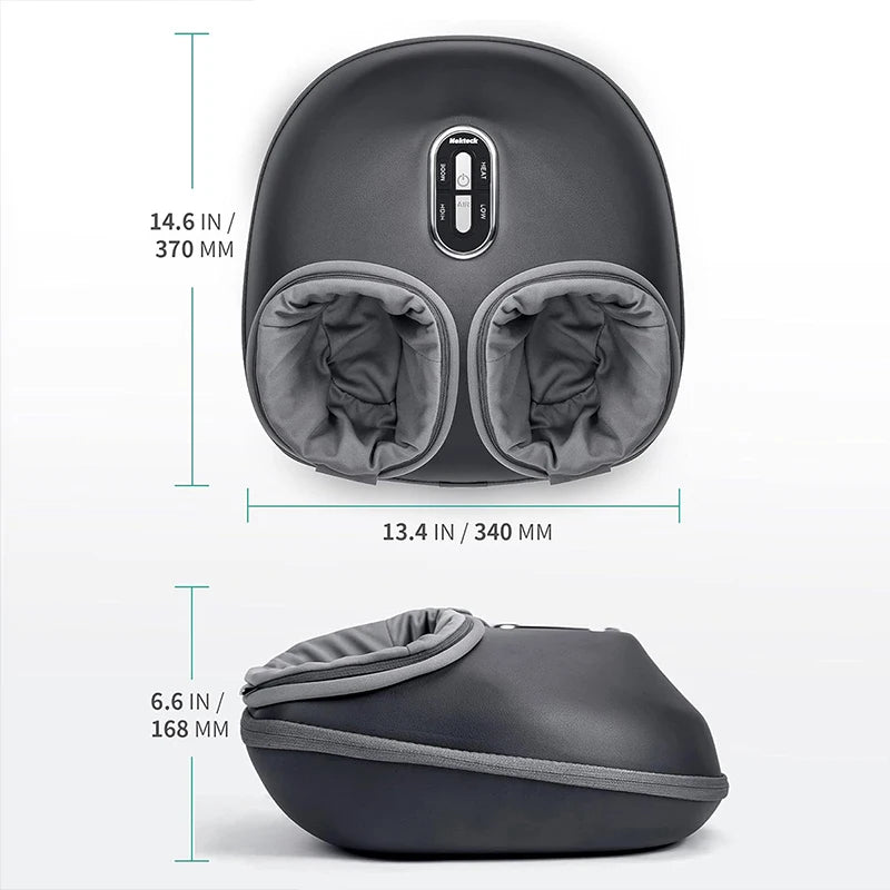 Nekteck Shiatsu Foot Massager - Heating Therapy & Air Compression