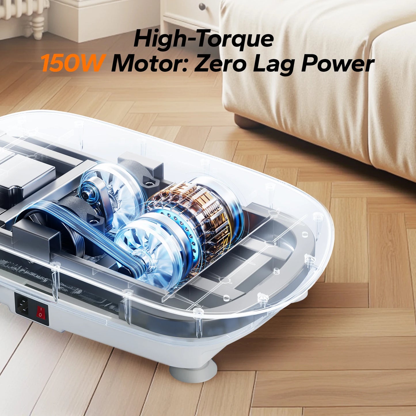 MERACH Vibration Plate Exercise Machine | 10-Speed, Bluetooth, Lymphatic Drainage, 330 LBS
