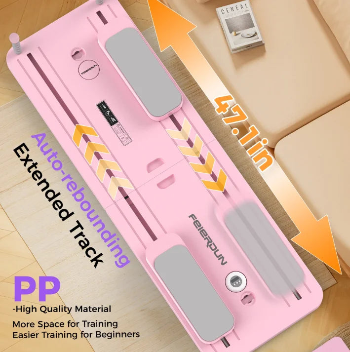 FED 5-in-1 Folding Pilates Board & Reformer Set, 300 lb Capacity for Home Workouts | StriveRiseFit