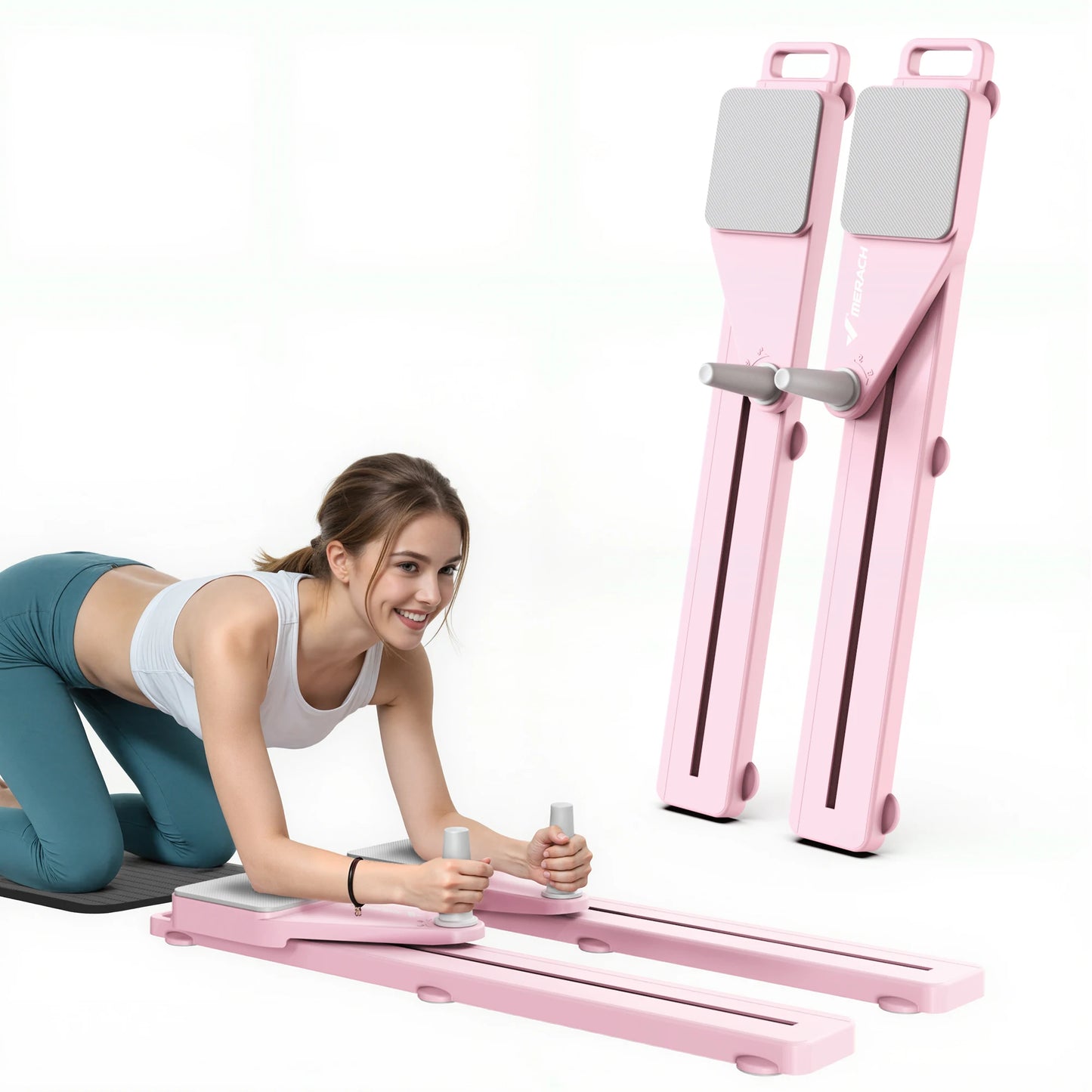MERACH Multifunctional Pilates Board & Ab Trainer, Portable Home Gym Core Workout | StriveRiseFit