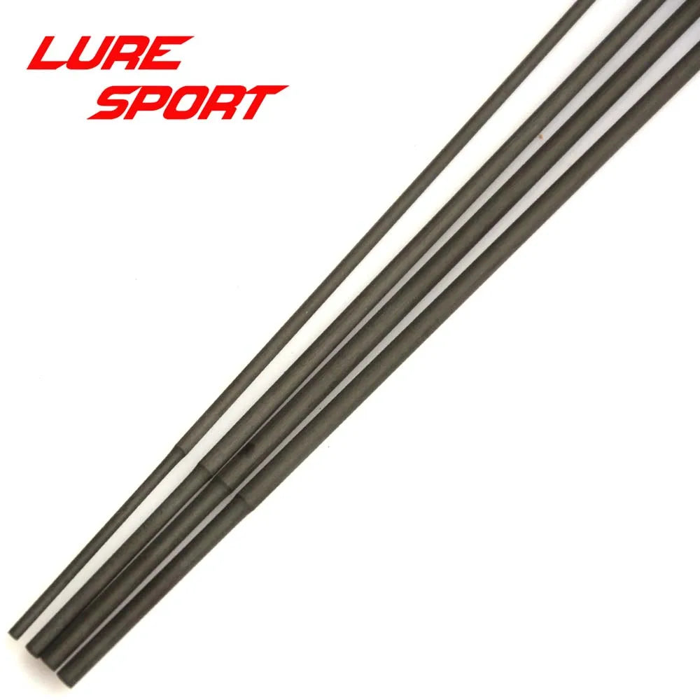 LureSport 4-Pack Solid Carbon Rod Tip Blanks - 43cm, Stepped, Rod Building & Repair