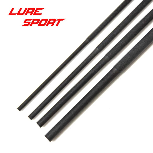 LureSport 4-Pack Solid Carbon Rod Tip Blanks - 43cm, Stepped, Rod Building & Repair