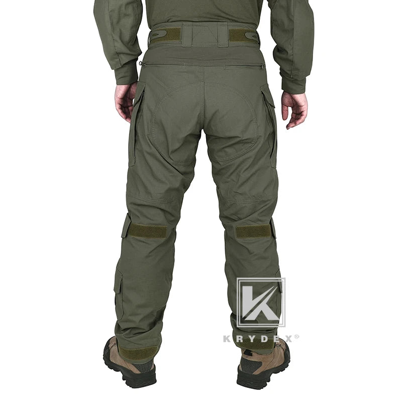 KRYDEX Tactical Combat Pants - Ranger Green Military Trousers with Knee Pads | StriveRiseFit