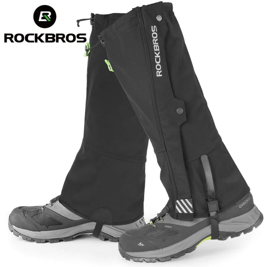 ROCKBROS Waterproof Outdoor Hiking, Walking, Climbing, Hunting ~ Snow Legging Gaiters ~ Ski Gaiters Covers Leg Protection Guard