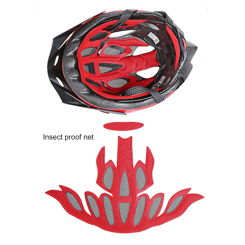 Bikeboy MTB Bike Helmet for Men Women Sport Cycling Helmet Adjustable Mountain Road Bicycle Soft Pad Safety Hat Cap Accessories