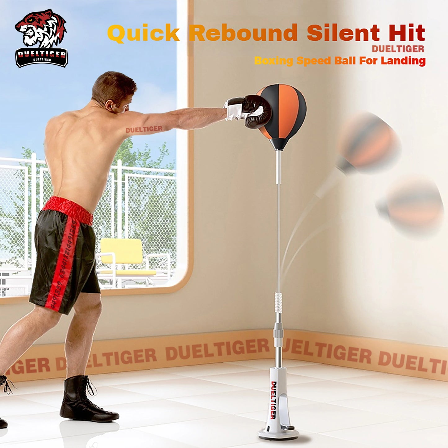 Inflatable Boxing Reflex Bag - Home Training Equipment for Agility & Reaction | Strive Rise Fit