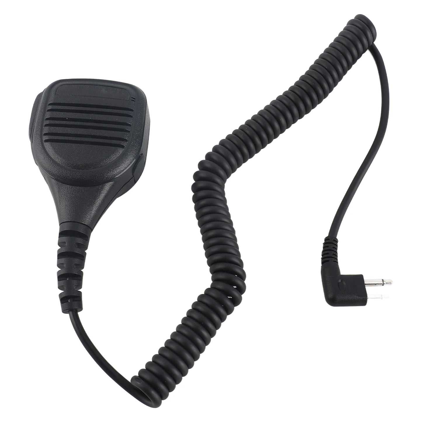 3.5mm Headphone Jack Speaker Mic Talkie Radio Hand Microphone with Steel Belt Clip Handheld Speaker Mic