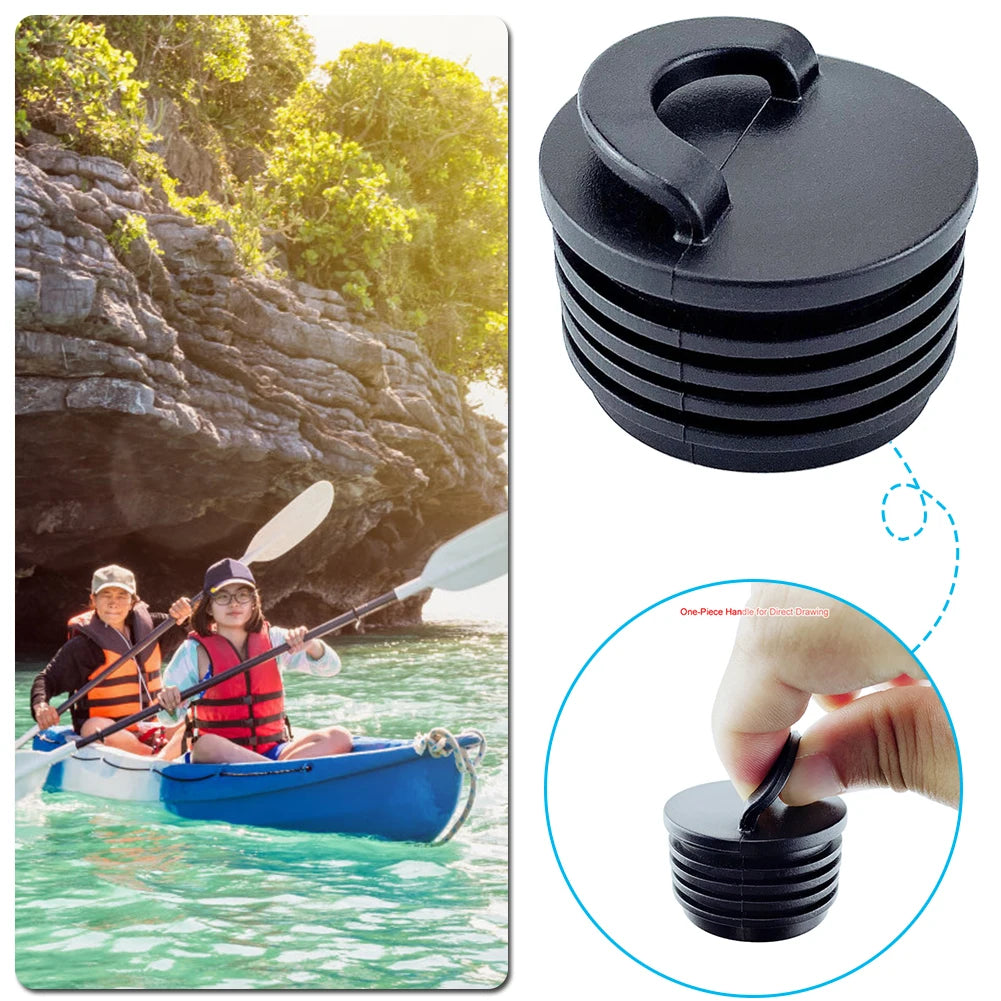 Kayak Scupper Plugs Universal Rubber Drain Hole Stoppers 40mm for Kayak Canoe Boat | StriveRiseFit