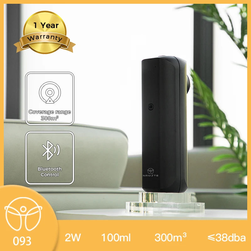 Bluetooth Plug-In Aroma Diffuser | 100ml, 300m³ Coverage, App-Controlled, 2W Quiet