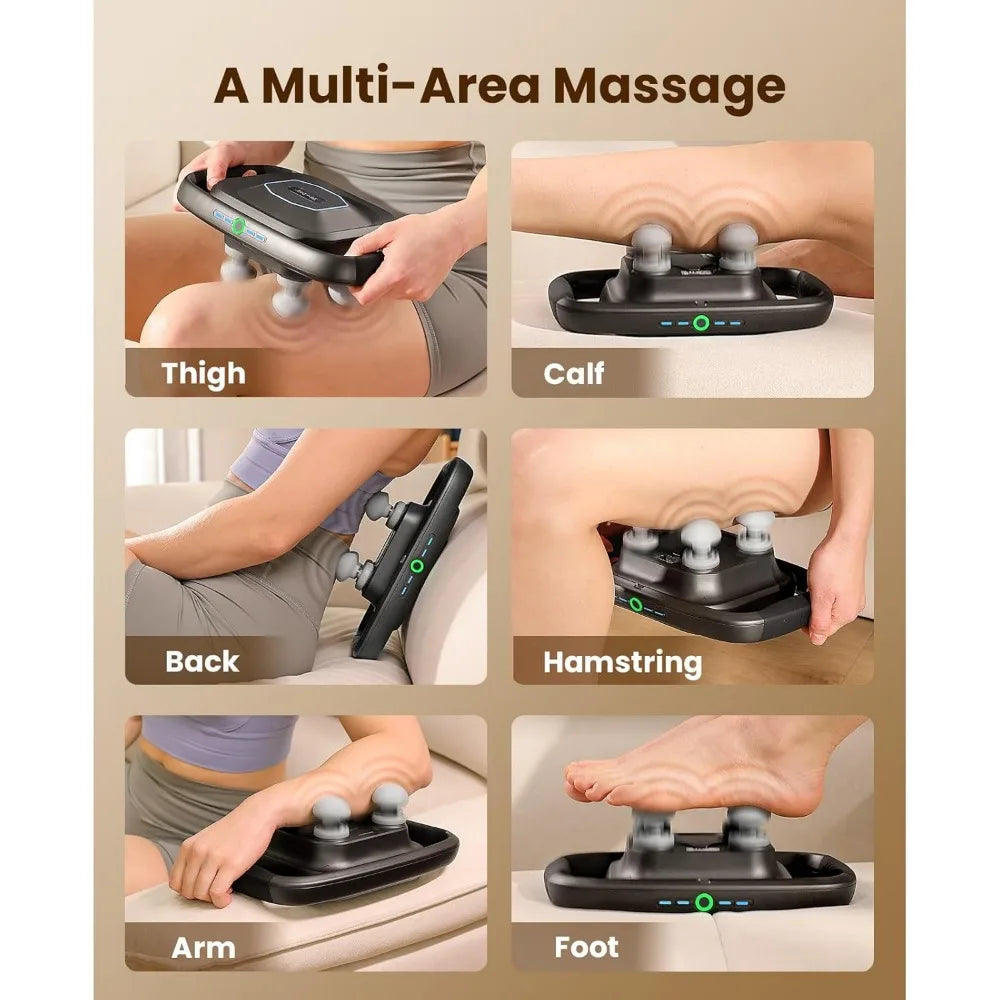 BOB AND BRAD A1 4-Head Deep Tissue Massage Gun - FSA/HSA Eligible | StriveRiseFit.com
