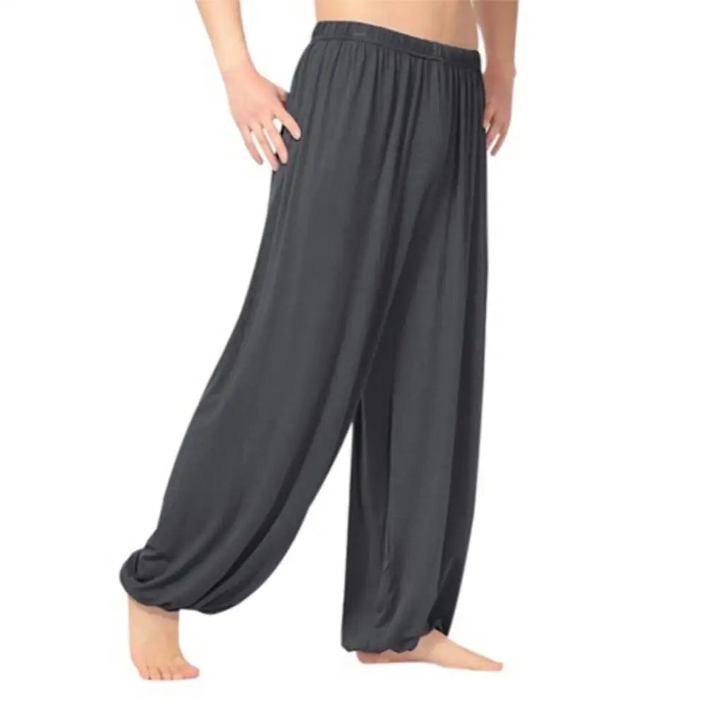Men's Harem Pants Solid Color ~ Yoga Pants ~ Morning Exercise ~ Tai Chi Pants  ~ Casual Wide Leg Pants