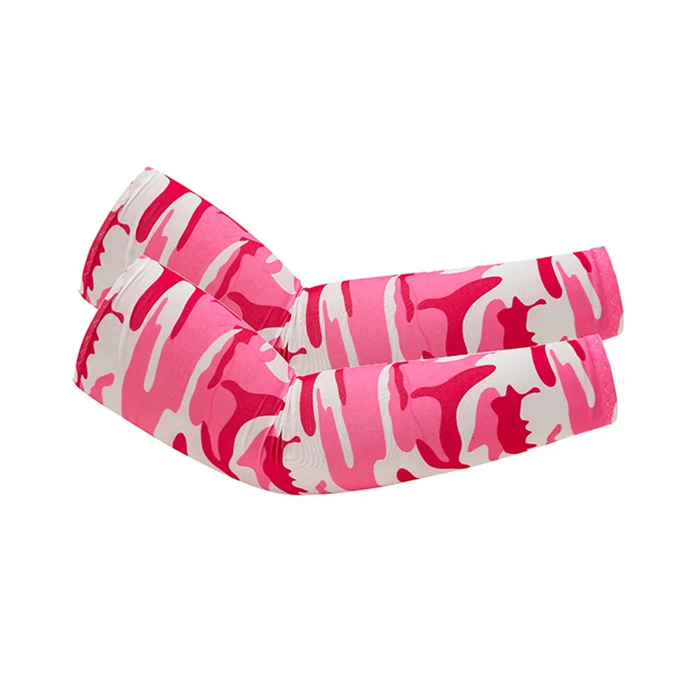 UV Protection Cooling Arm Sleeves, Unisex Sun Cover for Running, Cycling & Outdoor, 21 Colors | StriveRiseFit