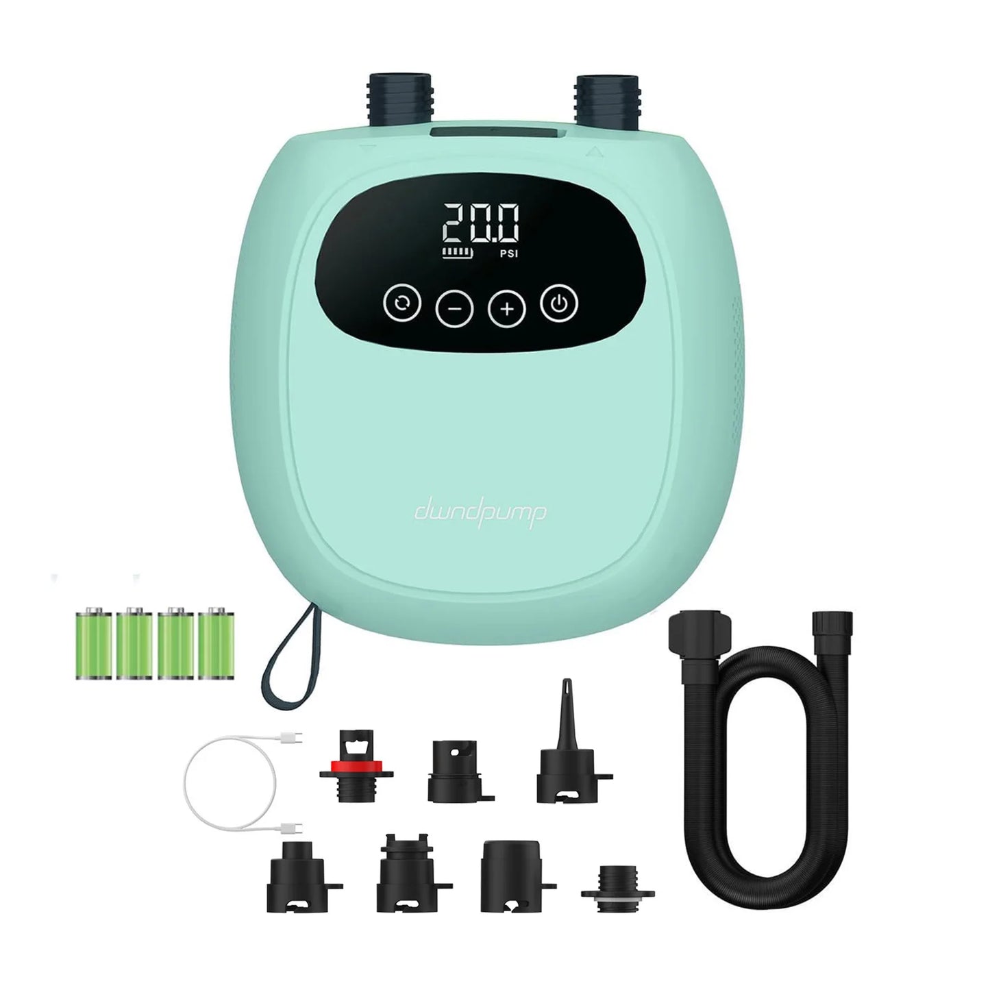 dwndpump DP3 Electric SUP Pump - 20PSI, 38.48Wh Battery for Paddle Boards & Kayaks