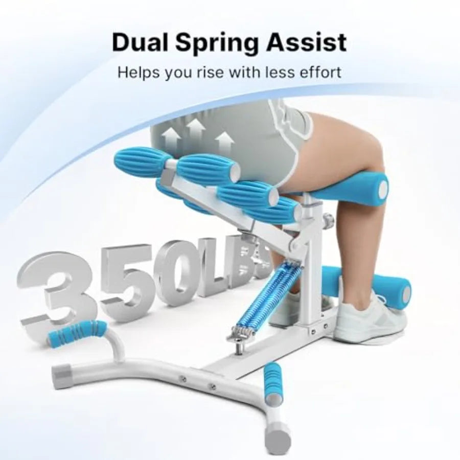 Deep Squat & Glute Trainer Machine, Adjustable Core & Leg Workout Equipment for Home | StriveRiseFit