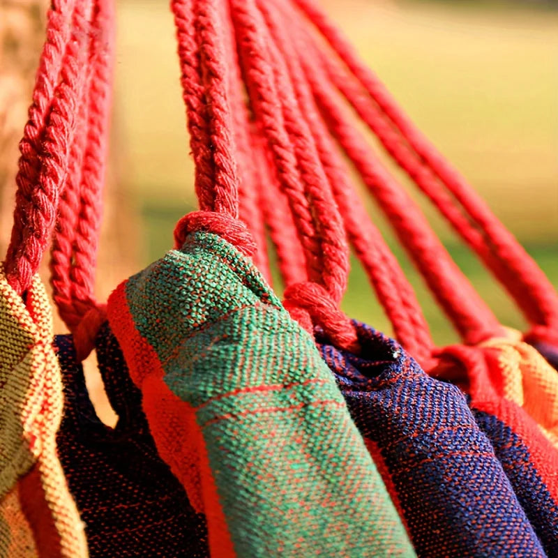 Outdoor Hammock | Anti-Flip | Tree-Friendly Straps | Colorful | 80–250cm | StriveRiseFit