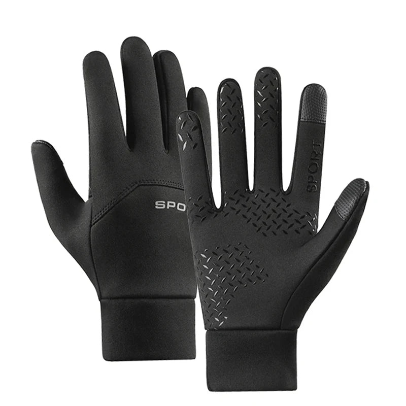 2025 High Quality Winter Men and Women's Warm Gloves Plush Outdoor Sports Windproof and Cold proof Bicycle Gloves