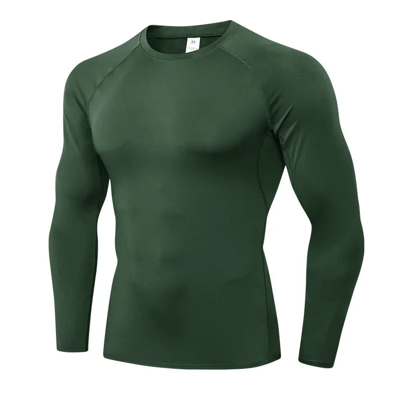 Unisex ~ Men or Woman ~ Compression Shirts Longs Sleeve Workout Gym T-Shirt Running Tops Cool Dry Sports Base Layer Athletic Undershirts