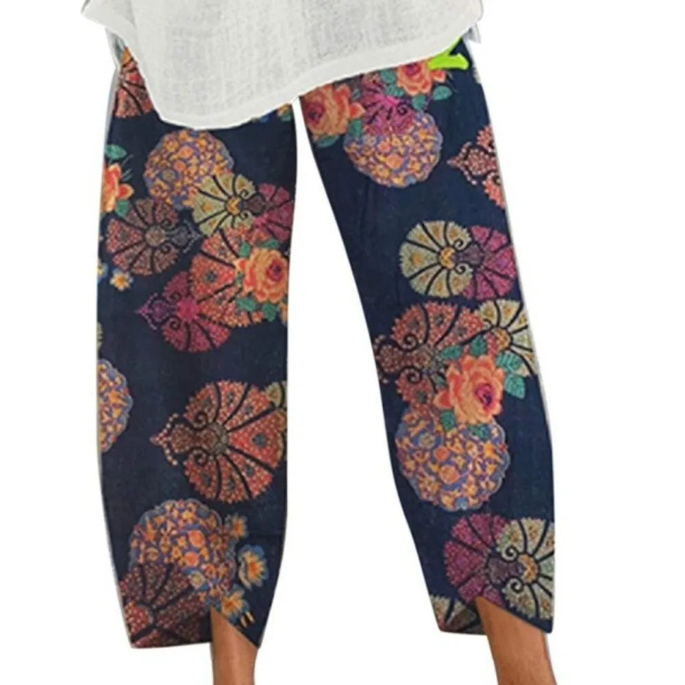 Streetwear Women Clothes Women Pants ~ Joggers Cotton / Linen Casual Autumn Elegant
