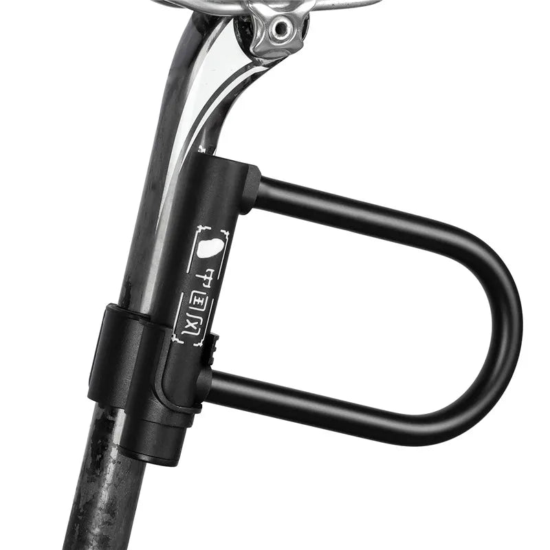 WEST BIKING Classic-046 Portable Anti-Theft U Lock for Bikes & Motorcycles