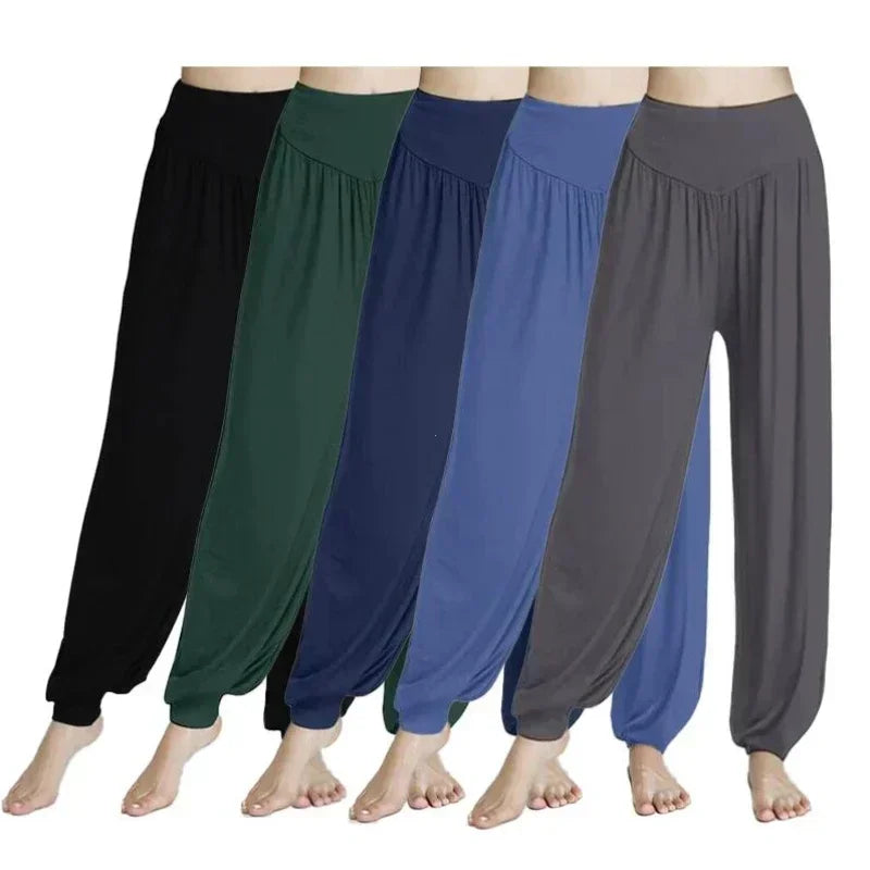 Women's Elastic Loose Casual Cotton Soft ~ Yoga, Sports, Dance, Tai Chi, and more! Relaxing, Comfortable and Breathable