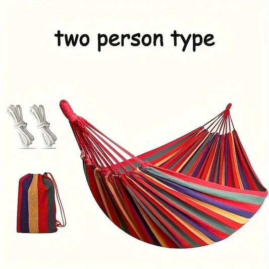 Outdoor Hammock | Anti-Flip | Tree-Friendly Straps | Colorful | 80–250cm | StriveRiseFit