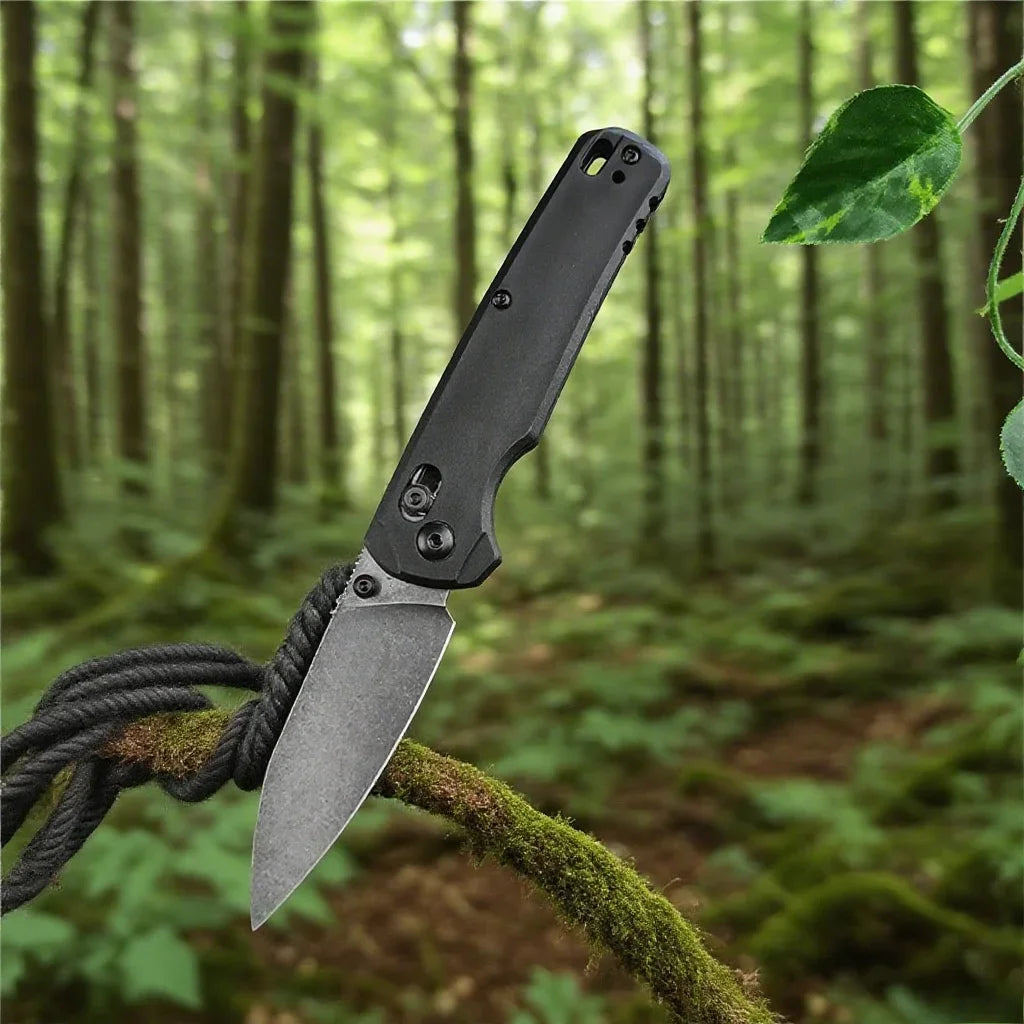 6105 Outdoor Folding Pocket Knife Camping Survival Cutting Barbecue Hunting Self-defense Fishing Multi-purpose Tools