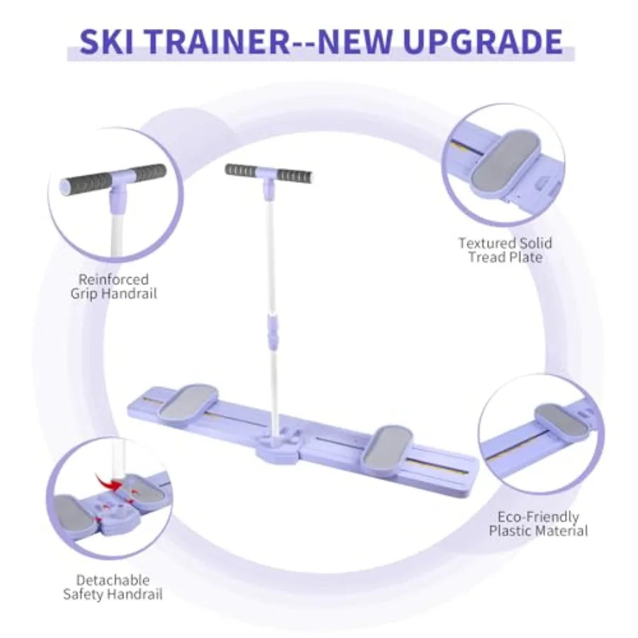Foldable Ski Machine Home Cardio Trainer Adjustable Resistance | StriveRiseFit