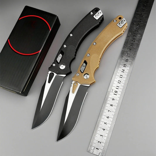 Micro MSI Folding Pocket Knife - 8Cr13MoV Blade, Nylon Fiber Handle, Survival & EDC