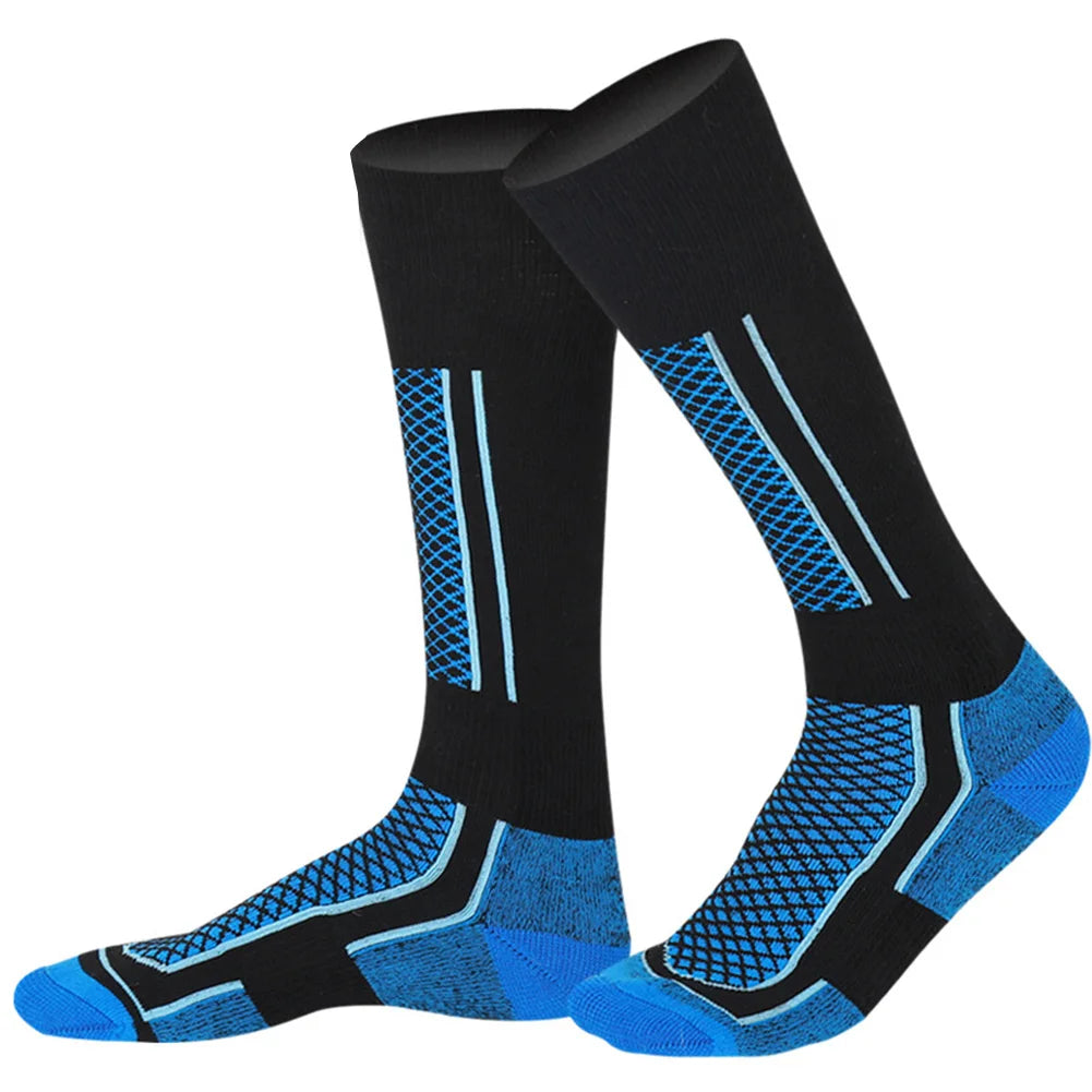 Men Women Kids Knee-high Warm Socks Breathable Ski Socks Outdoor Sports Performance Socks for Skiing Hiking Snowboarding