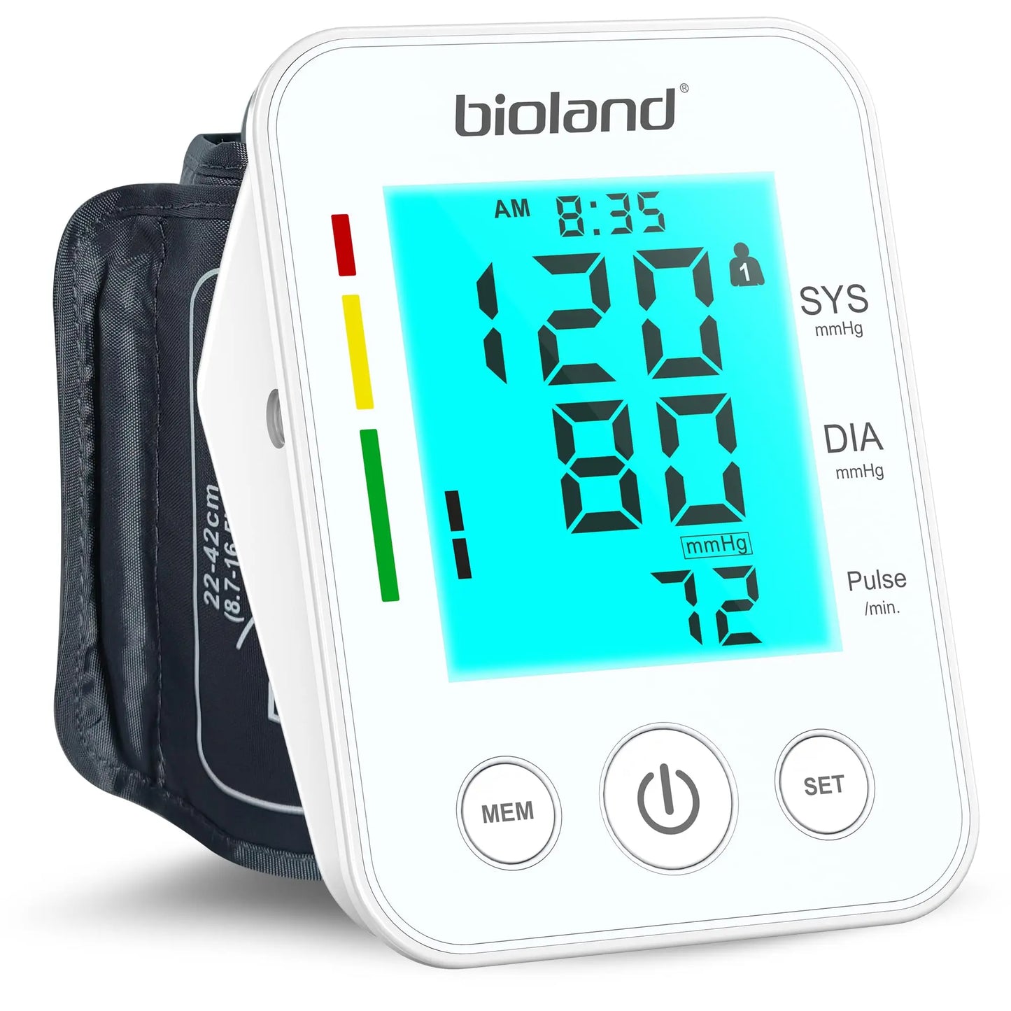 Blood Pressure Monitor - Automatic Upper Arm BP & Heart Rate Monitor | StriveRiseFit